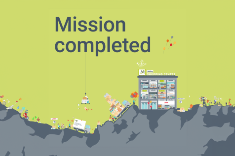 Mission Completed Quadratisch